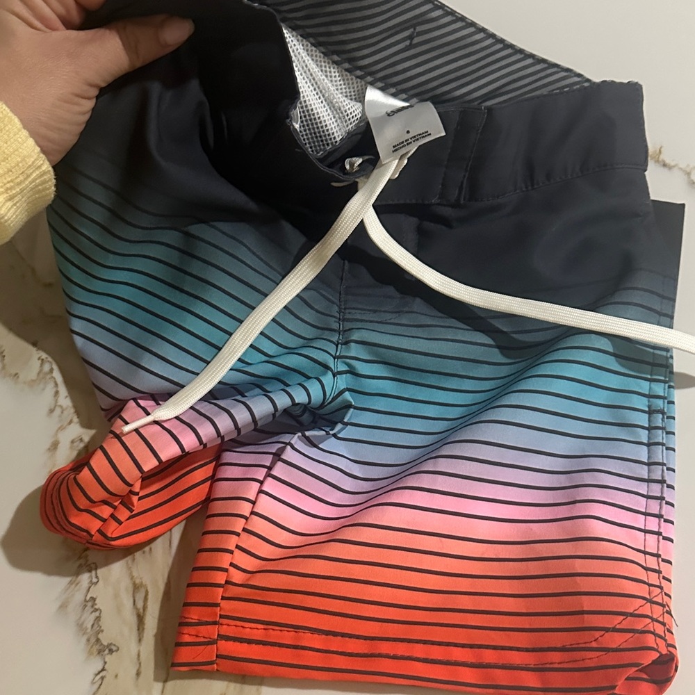 Art Class Gradient Striped Shorts